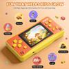 Kids Handheld Game,168 Retro Built-in Games,3.2" HD Rechargeable Travel Toy for Boys&Girls (Orange) view 3