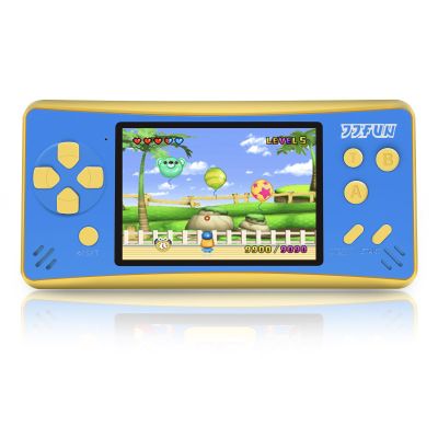 Handheld Games for Kids Ages 4-12, 168 Built-in Retro Video Games, Portable Gaming Player with 3.2" Screen, Rechargeable, TV Output, Travel Toy Gift for Boys Girls, Birthday Xmas Present  Blue