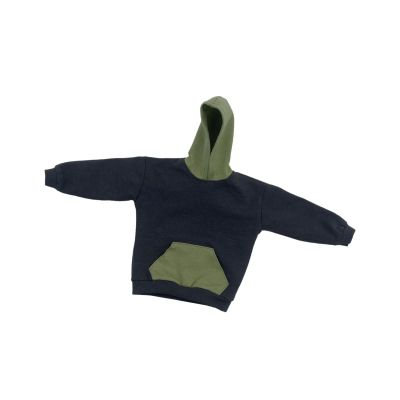 1/6 Pullover Hoodie Hooded Sweatshirt Toy Retro Casual Action Figure Hoodie Doll Outfit for 12" Male Action Figures Accs, Dark Grey