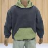 1/6 Pullover Hoodie Hooded Sweatshirt Toy Retro Casual Action Figure Hoodie Doll Outfit for 12" Male Action Figures Accs, Dark Grey view 3