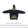 1/6 Pullover Hoodie Hooded Sweatshirt Toy Retro Casual Action Figure Hoodie Doll Outfit for 12" Male Action Figures Accs, Dark Grey view 4