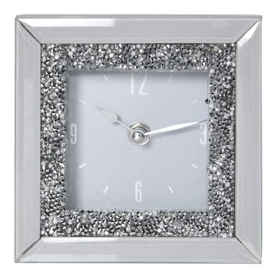 AlexandreHouse Reloj Sobremesa Crystal Blancoc/Brilliant 14 x 5 x 14 cm, Pila: 1 x AA NO INCL