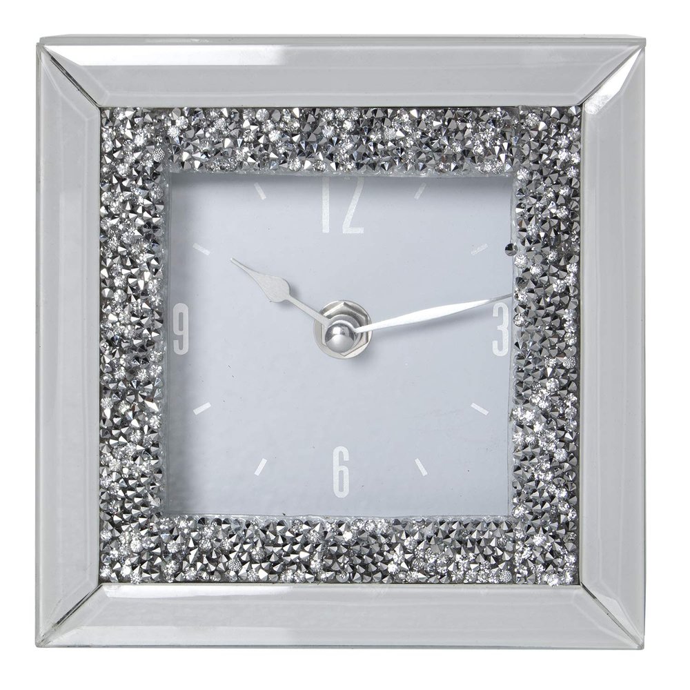 AlexandreHouse Reloj Sobremesa Crystal Blancoc/Brilliant 14 x 5 x 14 cm, Pila: 1 x AA NO INCL