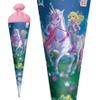 ROTH Motif School Cone, Magic Unicorn Rider, 70 cm, Round, Red Tip, Felt Closure, Glitter view 3
