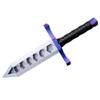 3D BEST-Q Dice Sword Holder (Dragon-Patterned 7PCS D20 Dice Set Included), Custom Polyhedral Dice Storage for Tabletop RPG - Dungeons and Dragons - DND - D&D (Purple&Blue) view 2