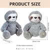 Anxiety Relief Koala, Breathing Teddy Anxiety Bear with Calming Music, Lights, Sleeping Otter Plush, Soothing Sloth for Adults & Kids, Stress Relief Stuffed Animal (3-Level Adjustable Volume) view 2