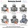 Anxiety Relief Koala, Breathing Teddy Anxiety Bear with Calming Music, Lights, Sleeping Otter Plush, Soothing Sloth for Adults & Kids, Stress Relief Stuffed Animal (3-Level Adjustable Volume) view 3