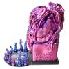 3D BEST-Q Cthulhu DND D&D Dice Tower3D Printed Compatible with Dungeons and Dragons, 28mm Miniature Wargaming, Tabletop RPGs, Wargame Scenery, Endless Deep Sea Series (Purple&Blue) view 3
