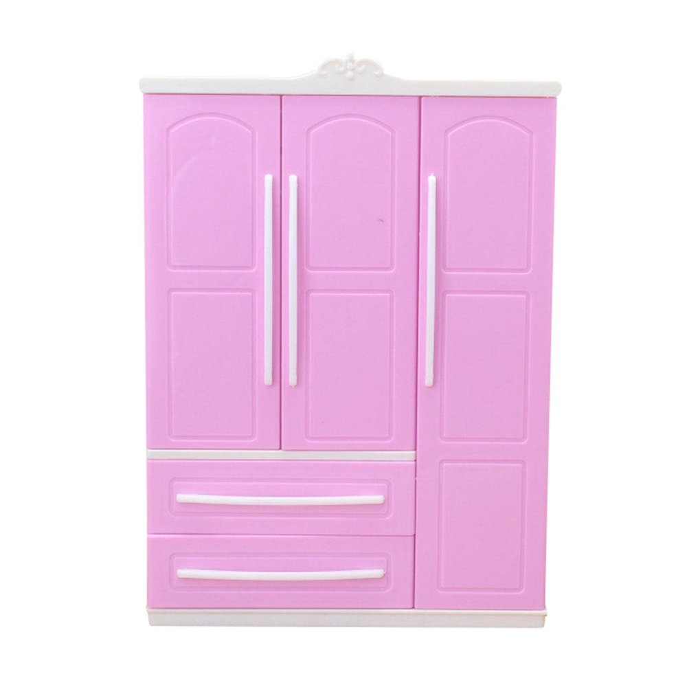 11.5 Inch Doll Furniture Doll Clothes Cupboard Wardrobe