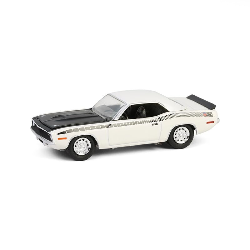 1970 AAR Alpine White with Stripes Greenlight Muscle Series 29 1/64 Diecast Model Car by Greenlight 13360C