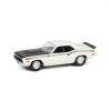 1970 AAR Alpine White with Stripes Greenlight Muscle Series 29 1/64 Diecast Model Car by Greenlight 13360C view 1