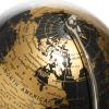 Decorative World Globe on Tripod Stand  17" Black and Gold Globe with Aluminum & Wood Base  Compact Desktop, Table & Shelf Accent for Home, Office, or Study view 2