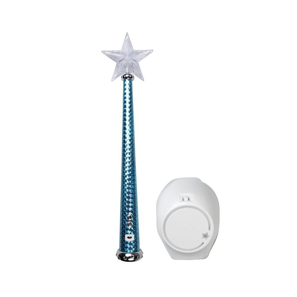 The Original Magic Light Wand  Wireless Light Wand Remote with Sound, Light Modes & Plug-in Receiver  Kid-Friendly Wand in 6 Colors (Blue)