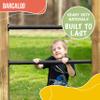 Barcaloo 22 Inch Outdoor Monkey Bars for Backyard - Set of 6, Black Metal Outdoor/Indoor Monkey Bars for Kids - Playground Ladder, Climbing or Swing Set - Kit Includes Mounting Plates & Hardware view 4
