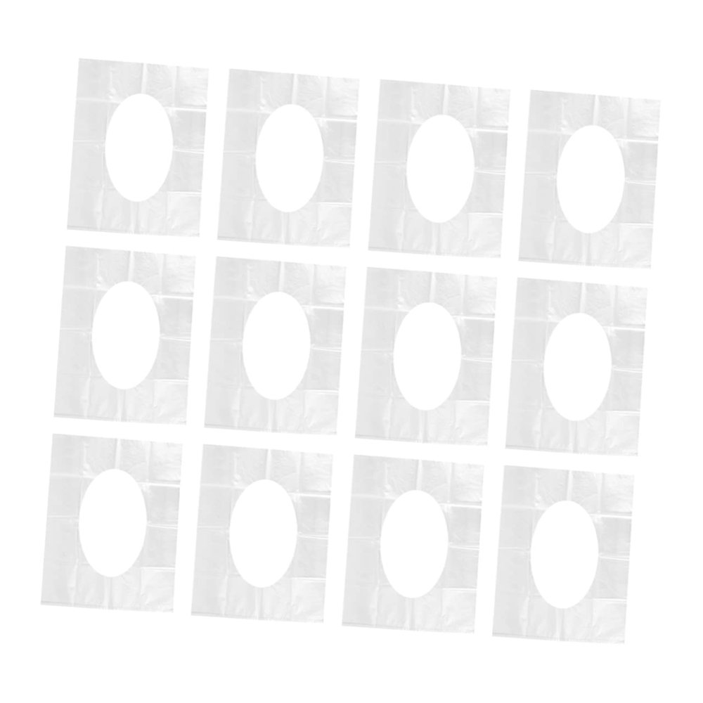 30 Packs Disposable Waterproof Toilet Seat Covers Non-slip Toilet Cushion Pads for Bathroom Accessories Mats for Travel and Hotels