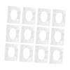 30 Packs Disposable Waterproof Toilet Seat Covers Non-slip Toilet Cushion Pads for Bathroom Accessories Mats for Travel and Hotels view 1