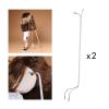 2X 1 Piece Doll Stands Display Holder for Dolls Model Girl Dolls Suitable /6 Dolls Pose Accessories view 3