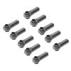 RC Car Parts for WPL for C14 C24 RC Car Upgrades Parts 10Pcs Metal M2.5 Link Rod Tie Rod End Ball Joint(Grey) view 1