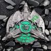 7 in 1 Dragon Roulette Dice Spinner for DND Dice Set - Metal D&D Dice with Gift Case for Dungeons and Dragons Game - D6 D8 D10 D12 D20 Cool DND Spinning Roulette Wheel Fidget Dice(Green) view 1