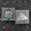 7 in 1 Dragon Roulette Dice Spinner for DND Dice Set - Metal D&D Dice with Gift Case for Dungeons and Dragons Game - D6 D8 D10 D12 D20 Cool DND Spinning Roulette Wheel Fidget Dice(Green) view 4