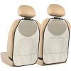 Gjieliness Minimalist Modern Boho Sun Car Seat Back Kick Protectors,2 Pack Vector Illustration Kick Mats with Storage Pockets for Vehicles to Protect from Dirt Mud Scratches view 1