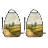 Gjieliness Sunny Road Car Seat Back Kick Protectors,2 Pack Rustic Farmhouse Kick Mats with Storage Pockets for Vehicles to Protect from Dirt Mud Scratches view 3