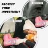 Gjieliness Sunny Road Car Seat Back Kick Protectors,2 Pack Rustic Farmhouse Kick Mats with Storage Pockets for Vehicles to Protect from Dirt Mud Scratches view 4