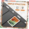 SECFOU 10sheets Double-sided Stamp Book Stamp Pages Pvc Holder for Postage Collection view 3