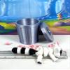 3D Printed Racoon, Articulated White and Black Racoon with Trash Can, 3D Printed Racoon, Trash Panda & Garbage Can, Articulated Racoon Fidget ADHD Autism Toy AR004 (Large - 5.5 Inches) view 2