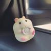 Cute Stealing Hamster Car Interior Decoration Gourmet Hamster Figures Home Desk Decor Home Desk Decor Ornament(Yellow-Silver Coin) view 1