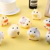 Cute Stealing Hamster Car Interior Decoration Gourmet Hamster Figures Home Desk Decor Home Desk Decor Ornament(Yellow-Silver Coin) view 2