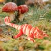 3D Printed Articulated Chameleon Fidget Toy - 12Inch PLA Flexible 3D Lizard Figurine with Movable Joints, Stress Relief Desk Decor & Unique Gift for Reptile Lovers & Adults view 2