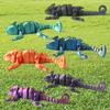 3D Printed Articulated Chameleon Fidget Toy - 12Inch PLA Flexible 3D Lizard Figurine with Movable Joints, Stress Relief Desk Decor & Unique Gift for Reptile Lovers & Adults view 3