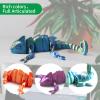3D Printed Articulated Chameleon Fidget Toy - 12Inch PLA Flexible 3D Lizard Figurine with Movable Joints, Stress Relief Desk Decor & Unique Gift for Reptile Lovers & Adults view 4