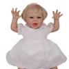 22 Inch Adorable Lifelike Reborn Toddler Baby Dolls Soft Cloth Body Fully Poseable with Rooted Hair Realistic Newborn Baby Girl Doll Accessories Set Ideal Gift for Kids 3+ & Collectors view 1