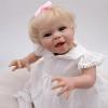 22 Inch Adorable Lifelike Reborn Toddler Baby Dolls Soft Cloth Body Fully Poseable with Rooted Hair Realistic Newborn Baby Girl Doll Accessories Set Ideal Gift for Kids 3+ & Collectors view 4