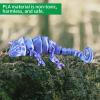 3D Printed Chameleon Articulated Fidget Toy - 12Inch PLA Flexible 3D Lizard Toy with Movable Joints, Stress Relief Desk Decor & Unique Gift for Reptile Lovers & Adults view 2