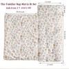 Toddler Nap Mat with Removable Pillow,Ultra Soft Slumber Bags for Girls,Kids Sleeping Bags with Rollup Design, Perfect for Preschool,Daycare, Kindergarten,-Floral view 2