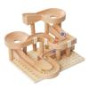 Wooden Marble Runs for Kids 4-8, 34 Pcs Marble Rush Track Maze Construction Play Set, STEM Learning Toys, Wood Building Blocks Toys, Gift for Boys & Girls view 1