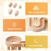Wooden Marble Runs for Kids 4-8, 34 Pcs Marble Rush Track Maze Construction Play Set, STEM Learning Toys, Wood Building Blocks Toys, Gift for Boys & Girls view 3