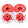 WEFEINO 4Pcs Aluminum Alloy Wheel Brake Disc Upgrade Parts for 1/7 UDR Unlimited Desert Racer RC Car (Red) view 3