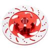 WEFEINO 4Pcs Aluminum Alloy Wheel Brake Disc Upgrade Parts for 1/7 UDR Unlimited Desert Racer RC Car (Red) view 4