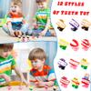 Drayear 12 Pcs Wind Up Teeth Chattering Toys Novelty Wind Up Walking Teeth Chomping Teeth with Eyes and Feet for Kids Birthday Halloween Christmas Party Favors Novelty Gag Gifts view 3