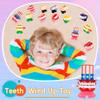 Drayear 12 Pcs Wind Up Teeth Chattering Toys Novelty Wind Up Walking Teeth Chomping Teeth with Eyes and Feet for Kids Birthday Halloween Christmas Party Favors Novelty Gag Gifts view 4