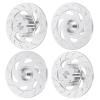 RCHUBAM 1:7 RC Brake Disc 4PCS Aluminum Wheel Brake Disc Drive Hub Compatible with 1/7 Unlimited Desert Racer UDR RC Car Upgrade Part (Silver) view 1