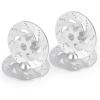 RCHUBAM 1:7 RC Brake Disc 4PCS Aluminum Wheel Brake Disc Drive Hub Compatible with 1/7 Unlimited Desert Racer UDR RC Car Upgrade Part (Silver) view 2
