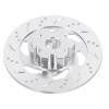 RCHUBAM 1:7 RC Brake Disc 4PCS Aluminum Wheel Brake Disc Drive Hub Compatible with 1/7 Unlimited Desert Racer UDR RC Car Upgrade Part (Silver) view 4