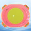 BUPASAK Stadium Battle Top Set, 6 Light Ignite Spinning Tops, 1 Stadium and 2 Launchers, Birthday Gift Boys Toy for 6+ Year Old (Orange) view 4