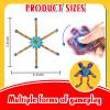 15 Pcs Fidget Spinner Toys Party Favors Gifts Prizes for Kids Adults Boys Girls,Transformable Robot Fingertip Stress Relief Gyro Sensory Toys for Autism,Treasure Box Toys Goodie Bag Stuffers view 2