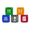 2025 Feng Shui Five Element Lucky Dices Five Color Dice Bring Good Luck w5655